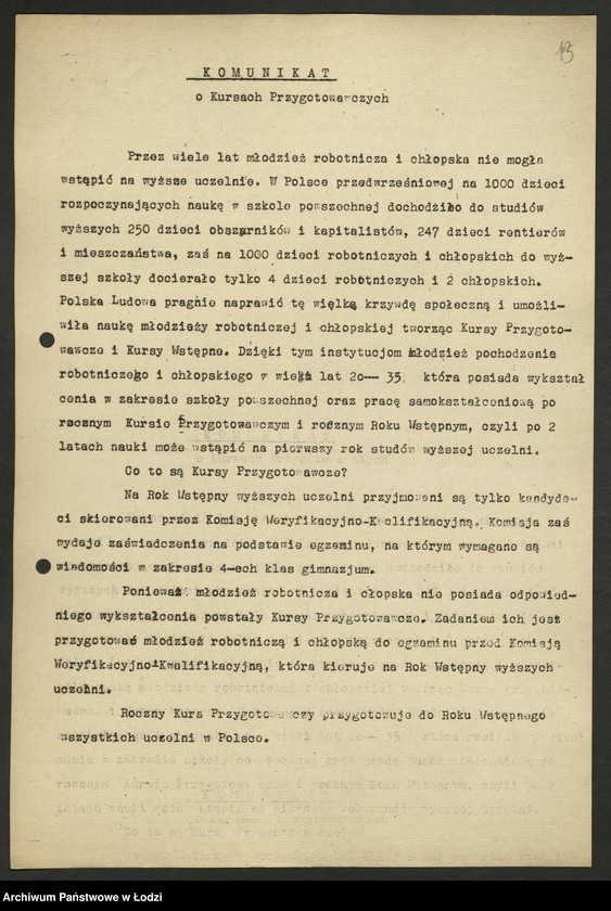 Obraz 8 z jednostki "Kuratorium Okręgu Szkolnego; sprawozdania, okólniki, korespondencja"