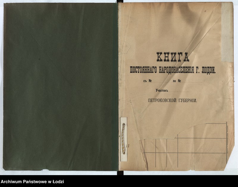 Obraz 2 z jednostki "[Księga ludności stałej m. Łodzi guberni piotrkowskiej nr domu 788-792d]"