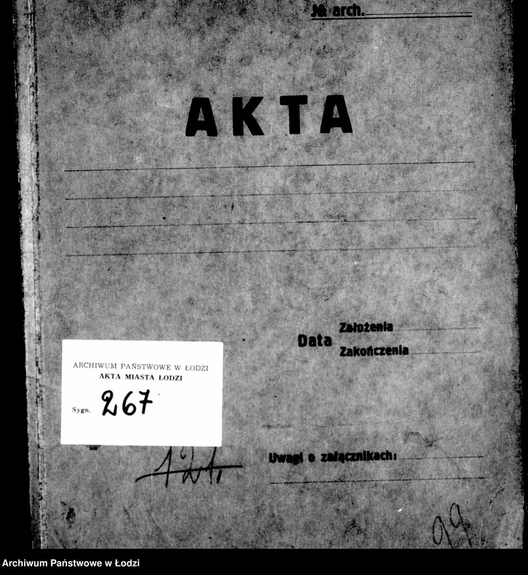 Obraz 4 z jednostki "Akta tyczące się pożyczki budowlanej Szmula Zaltzmana"