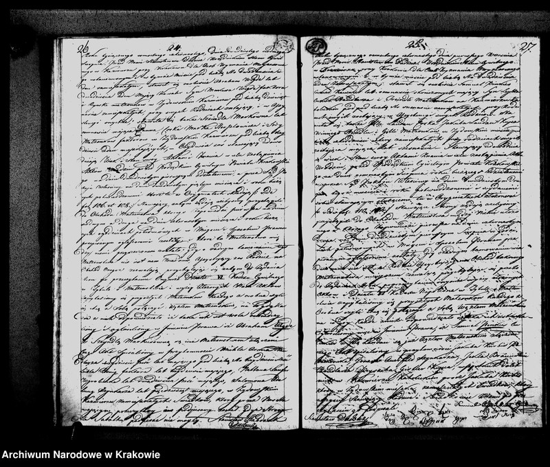 image.from.unit.number "Księga Aktow Zapowiedzi Małzenstw i Rozwodow. Gminy Wyznania Moyzeszowego. Synagogi Kazimierskiey przy Krakowie na Rok 1814"