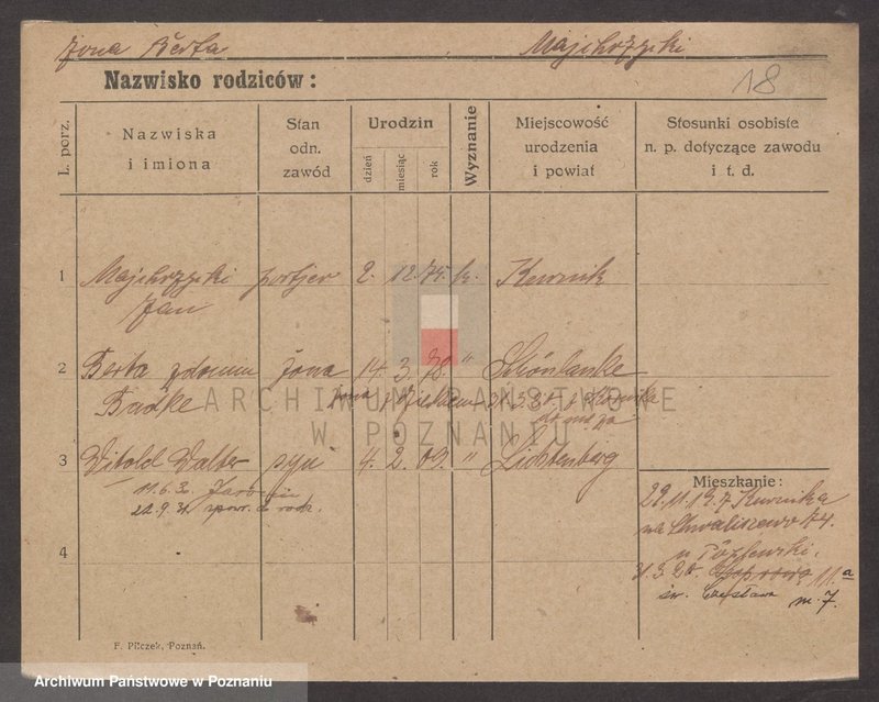 Obraz 18 z jednostki "Majchrzakowski - Majkowski"