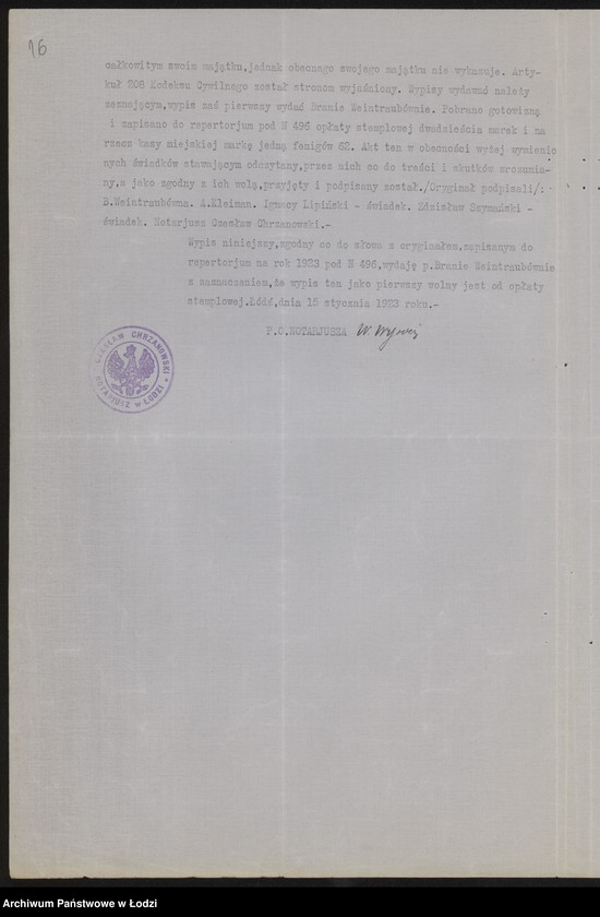 Obraz 18 z jednostki "Ajzyk Kleinman – sprzedaż węgla"