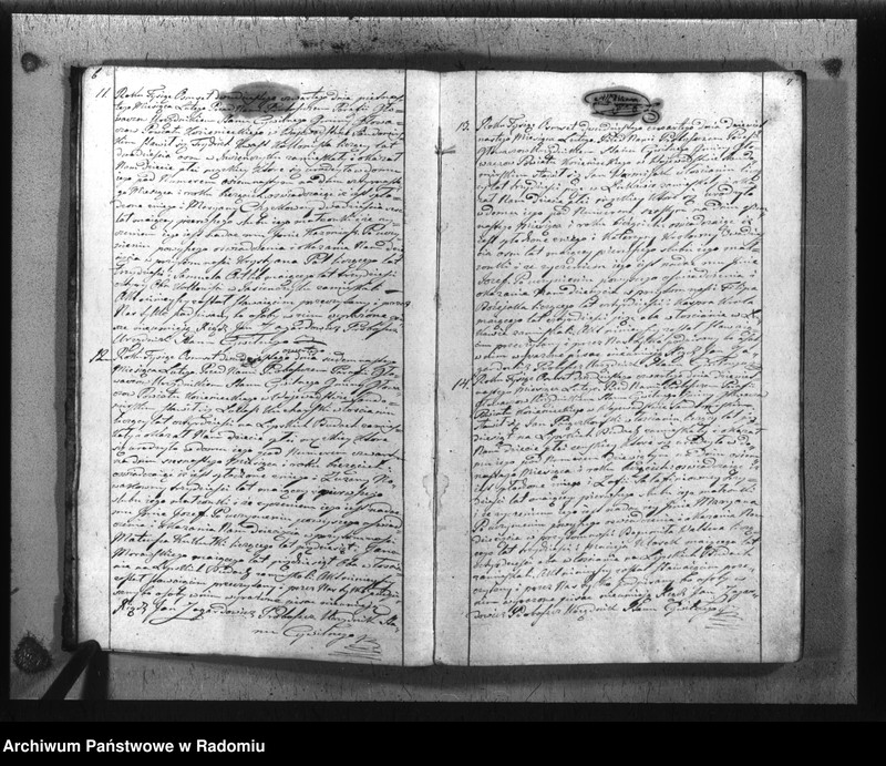 image.from.unit.number "Akta cywilne gminy Głowaczów na rok 1824"