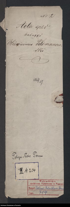 Obraz 2 z jednostki "A. betr. Redakteur Hieronimus Feldmanowski"