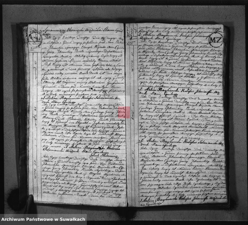 image.from.unit.number "Akta Zeyscia Gminy Jeleniewskiey na Rok 1810/11 do 1 Maja a od 1 Maja 1811 do 1-o Stycznia 1812"