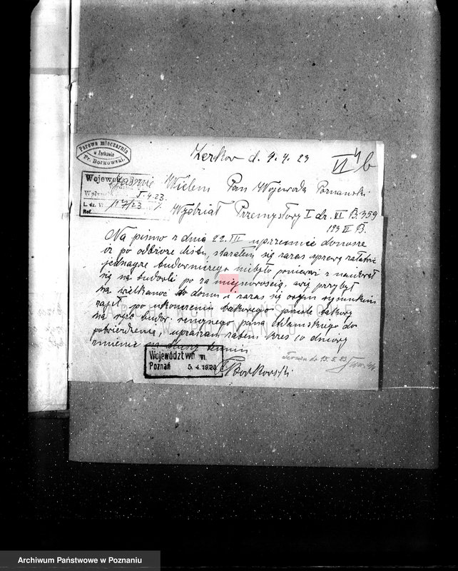 Obraz 9 z jednostki "Mleczarnia Fr. Borkowskiego w Żerkowie pow. jarociński nr woj. kotła 130"