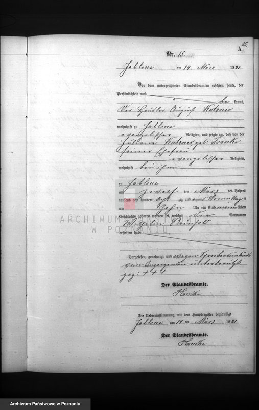 Obraz 17 z jednostki "Księga urodzeń"