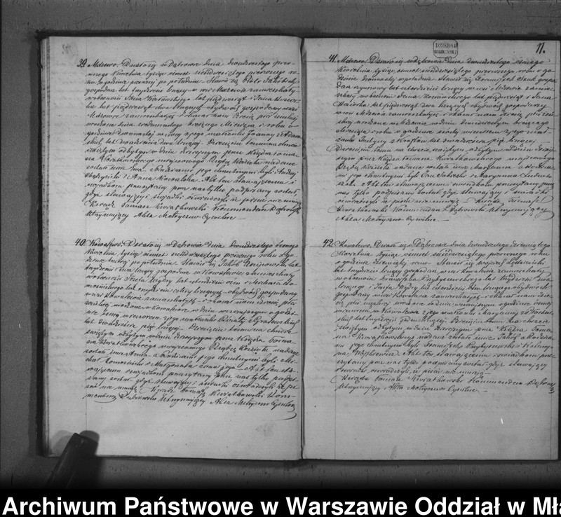 image.from.unit.number "Akta urodzeń, małżeństw i zgonów"
