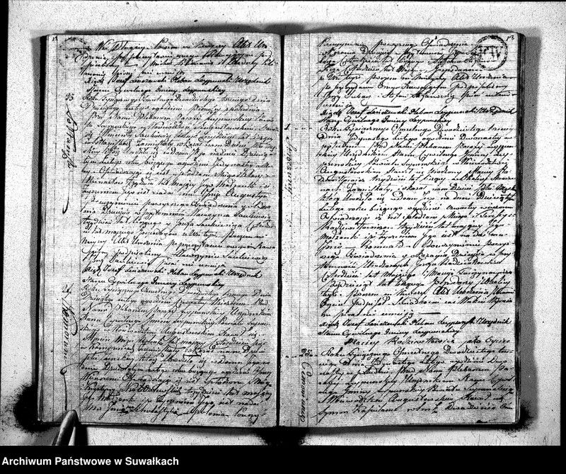 Obraz 9 z jednostki "Księga Aktów Urodzenia Gminy Leypuńskiej od 1-o Stycznia 1823 roku"