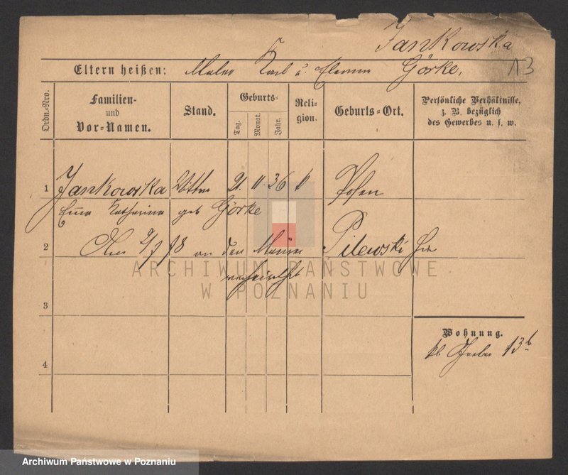 Obraz 13 z jednostki "Jankowski (wdowy i samotni mężczyźni)"