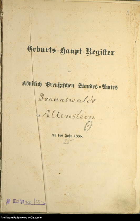 image.from.unit.number "Geburts-Haupt-Register Nr 1 - 104"