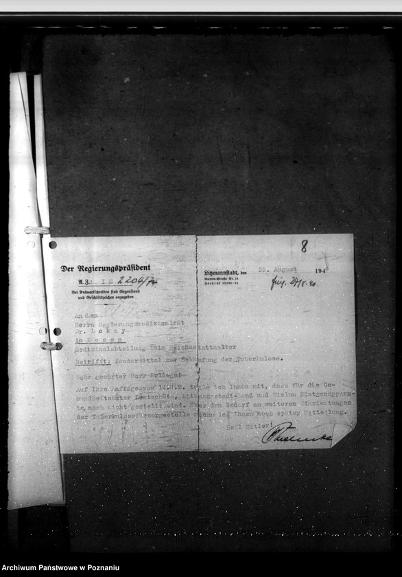 Obraz 12 z jednostki "Sondermittel zur Bekämpfung der Tuberkulose"