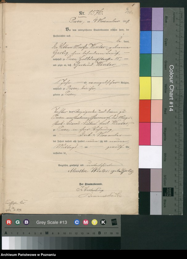 Obraz 4 z jednostki "Księga zgonów t. IV"