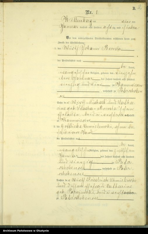 image.from.unit.number "Heiraths-Neben-Register Nr 1 - 45"