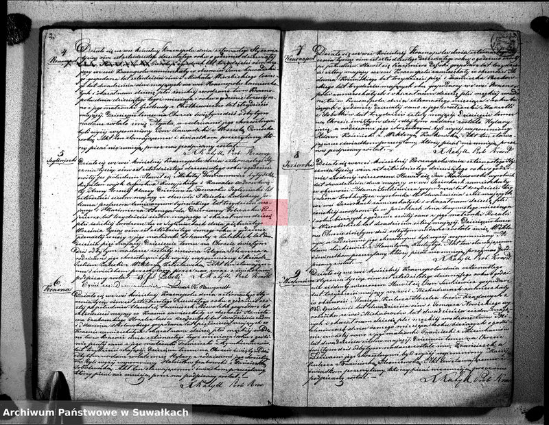 image.from.unit.number "Duplikat Akt Urodzonych, Zaślubionych i Umarłych Parafii Krasnopolskiej 1849 roku."