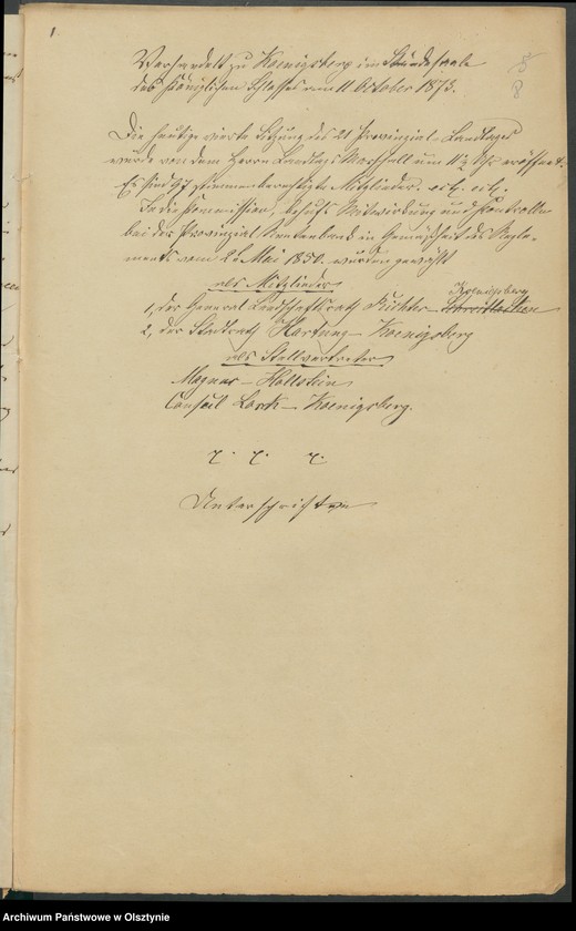 image.from.unit.number "Acta des [21]ten Provinzial-Landtages der Stände des Königreichs Preußen Wahlen"