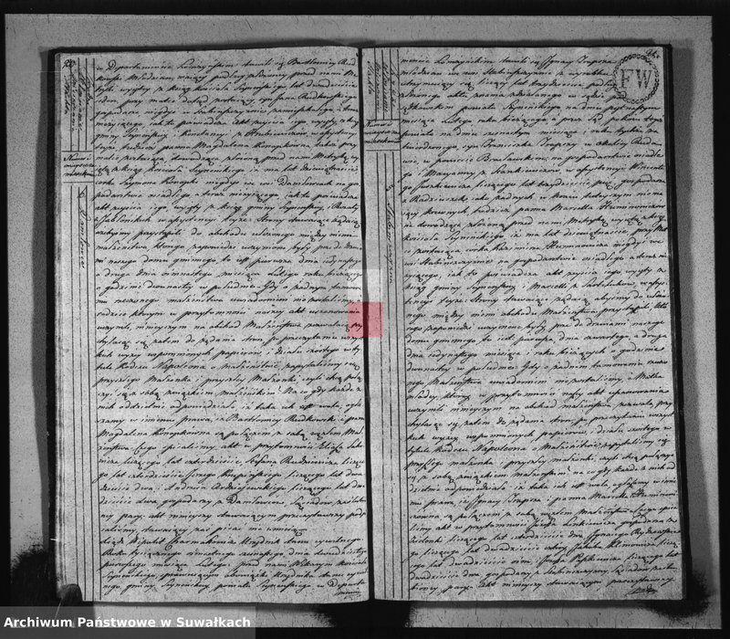 image.from.unit.number "Akta stanu cywilnego zaślubionych w gminie seyneńskiey od 1-go stycznia 1816 roku."
