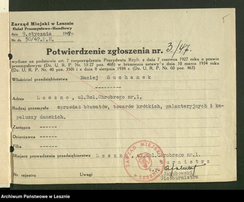 Obraz 6 z jednostki "[Likwidacja przedsiębiorstw]"