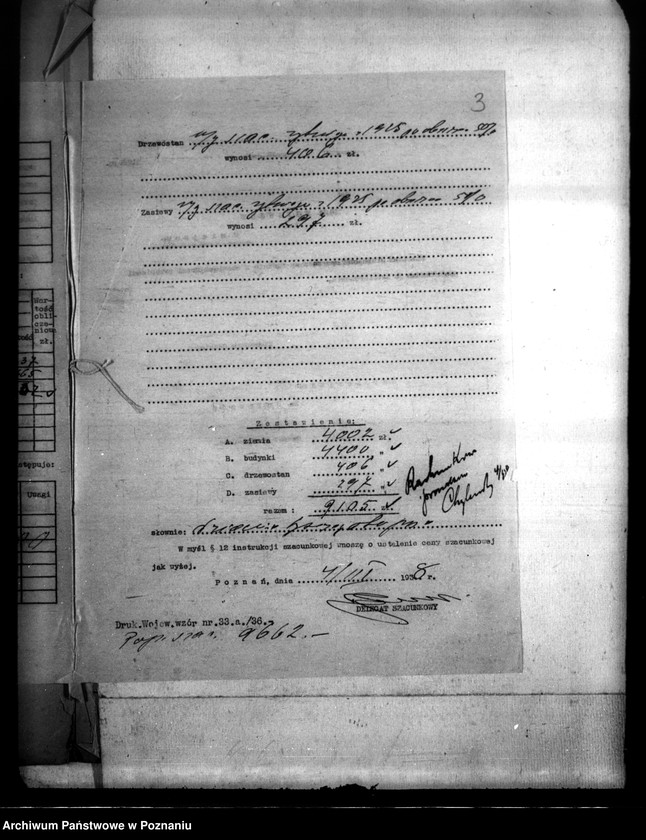 Obraz 7 z jednostki "Operat szacunkowy majątku Kunowo powiatu wyrzyskiego"