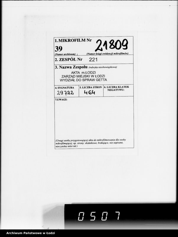 Obraz 2 z jednostki "1. Kassenbelege von nr 1 bis nr 208"