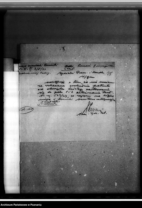 Obraz 19 z jednostki "Zatwierdzenie projektu zakładu przemysłowego nr 523 / rzeźni/ własność Marcelego Żółtowskiego w Zadorach /pow. kościański/"