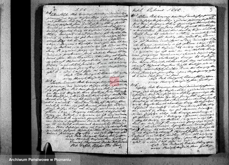 Obraz 3 z jednostki "Akta urodzeń, małżeństw i zgonów"