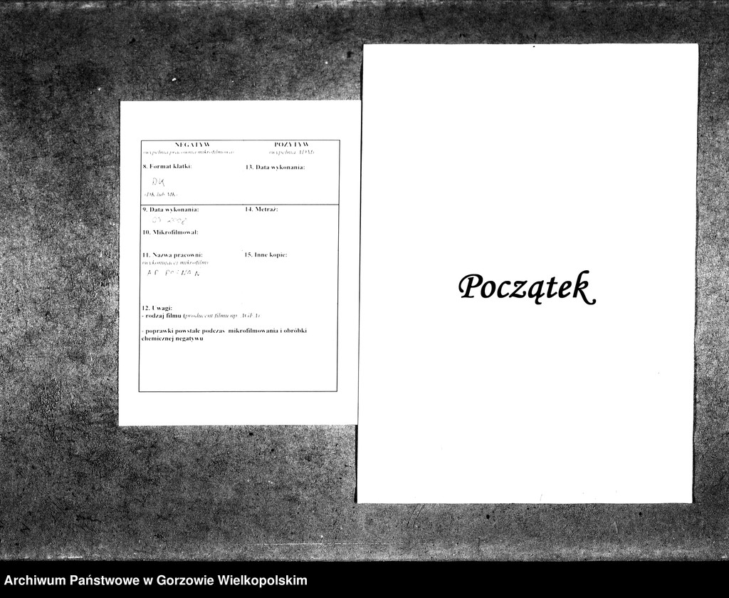 image.from.unit.number "Duplikate der Kirchenbücher von der Parochie Friedrichstadt (przedmieście Gorzowa Wielkopolskiego), Giesen (Jeże), Wepritz (Wieprzyce)"