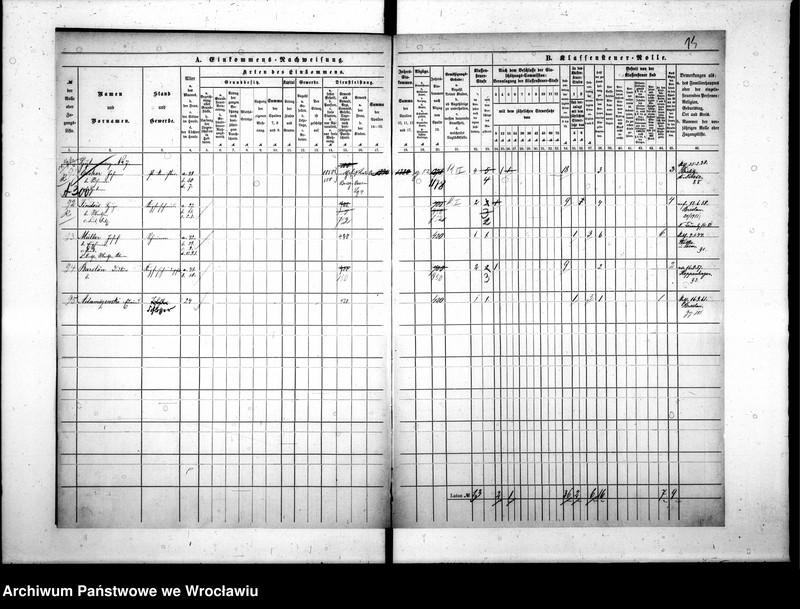 image.from.unit.number "Klassensteuerrolle nebst Eikommens - Nachweisung"