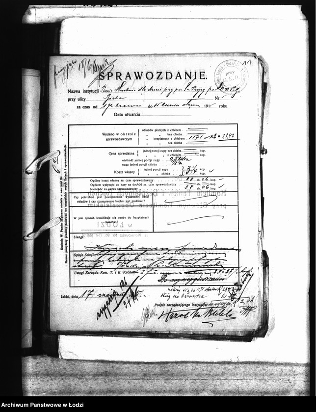 Obraz 19 z jednostki "Sprawozdania Kuchen"