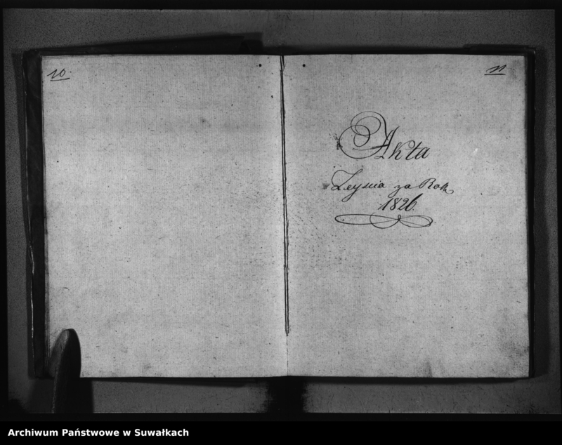 image.from.unit.number "Akta Urodzonych, Umarłych i Zaślubionych Urzędnika Stanu Cywilnego Wyznania Mojżeszowego Okręgu Bakałarzewo 1826"