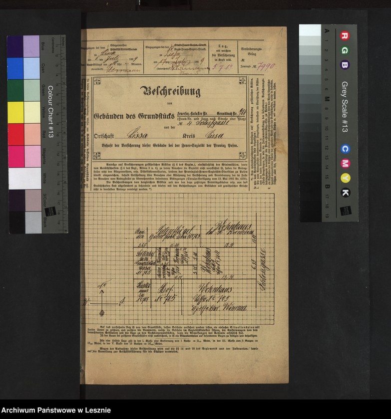 Obraz 4 z jednostki "[Beschreibung von Gebäuden des Grundstücks /ubezpieczenia przeciwpożarowe/]"