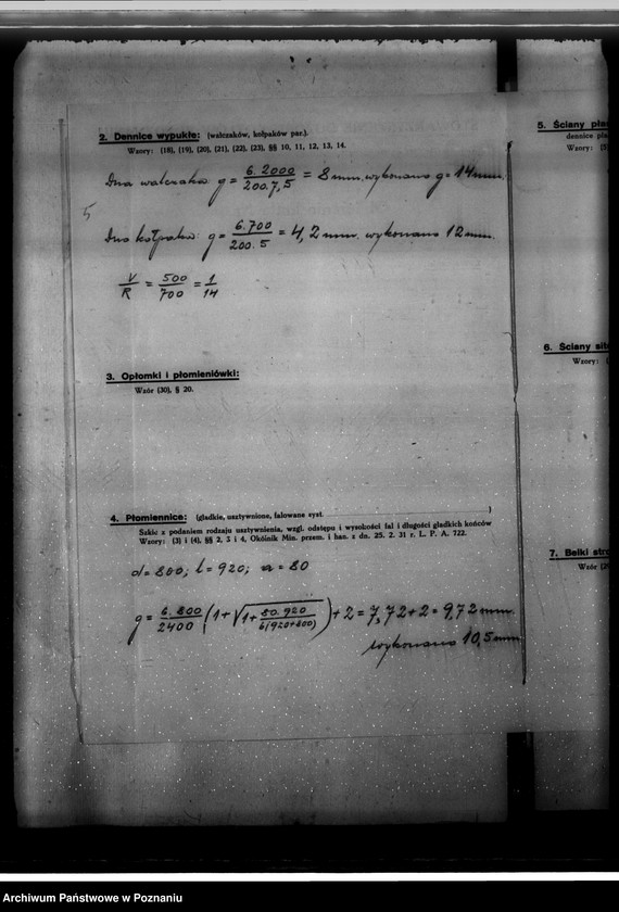 Obraz 9 z jednostki "Gorzelnia rolnicza w Buczu - hr. A. Szołdrskiej, pow. kościański nr woj. kotła 6609"