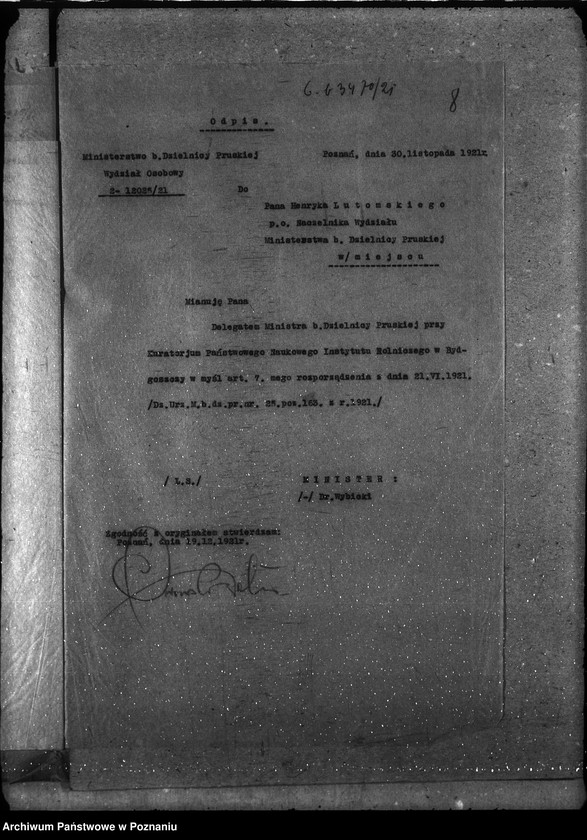 image.from.unit.number "Sprawy ogólno osobowe - Państwowy Naukowy Instytut Rolnictwa w Bydgoszczy Kuratorium [instytutu]"