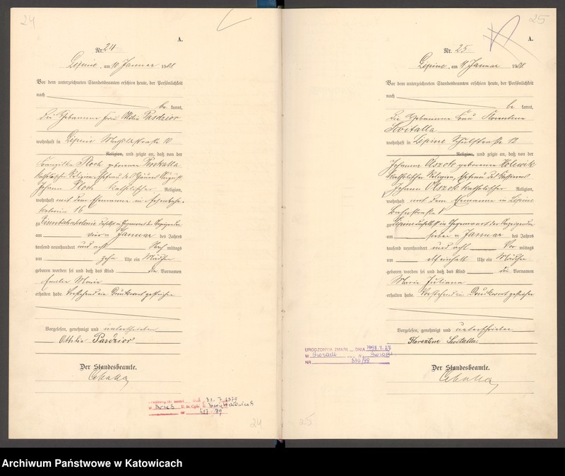 image.from.unit.number "Księga urodzeń T.I nr 1-399"