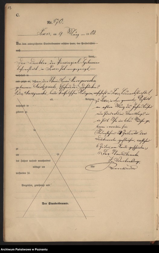 Obraz 15 z jednostki "Księga zgonów tom II"