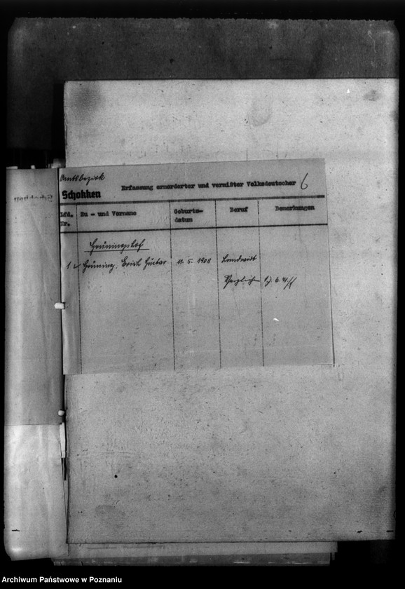 Obraz 10 z jednostki "Kreis Wongrowitz (Wągrowiec). Wykazy miejscowych Niemców, którzy zginęli w 1939 roku - korespondecja"