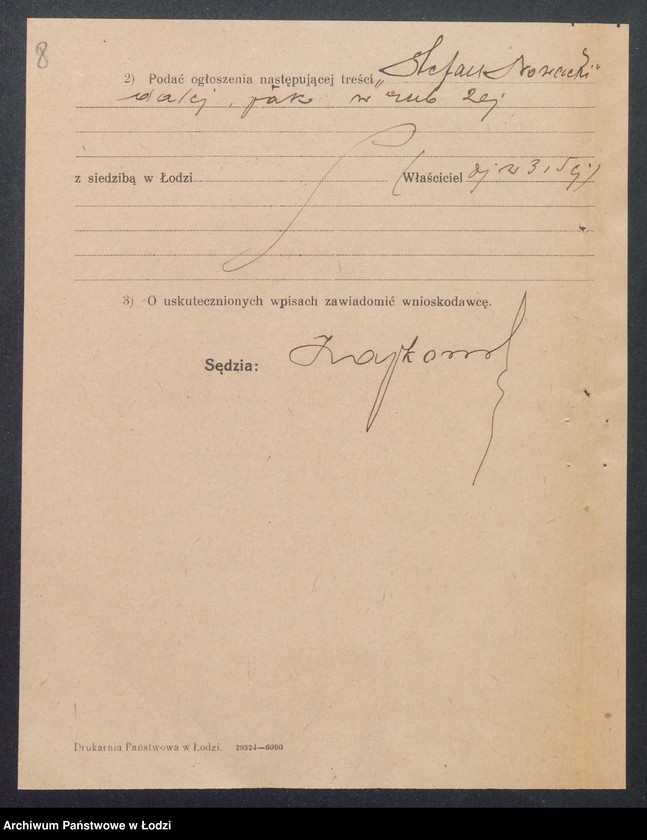 Obraz 10 z jednostki "Stefan Nowacki – sklep rzeźniczy"