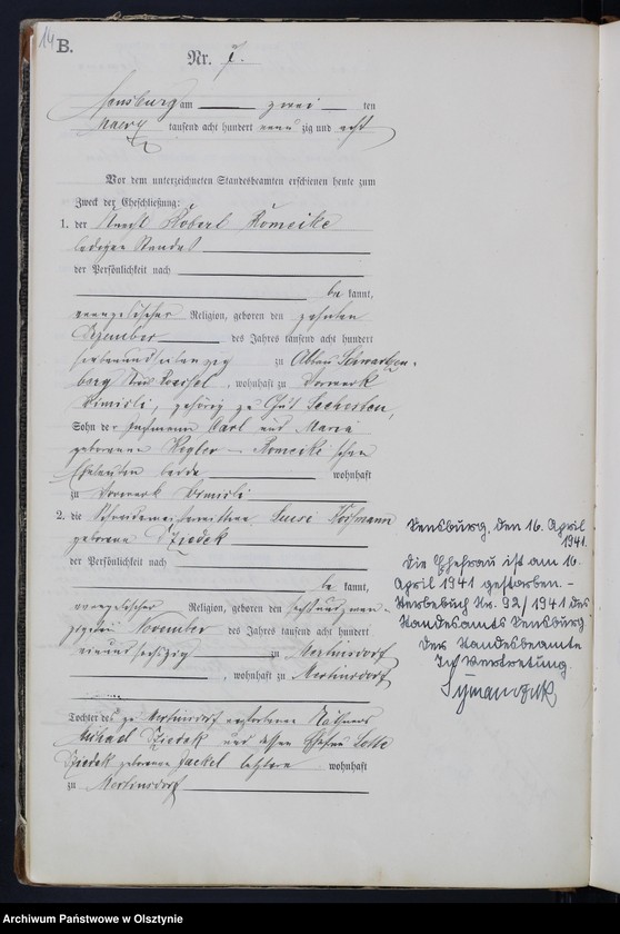 image.from.unit.number "Heiraths-Haupt-Register Nr 1 - 59"