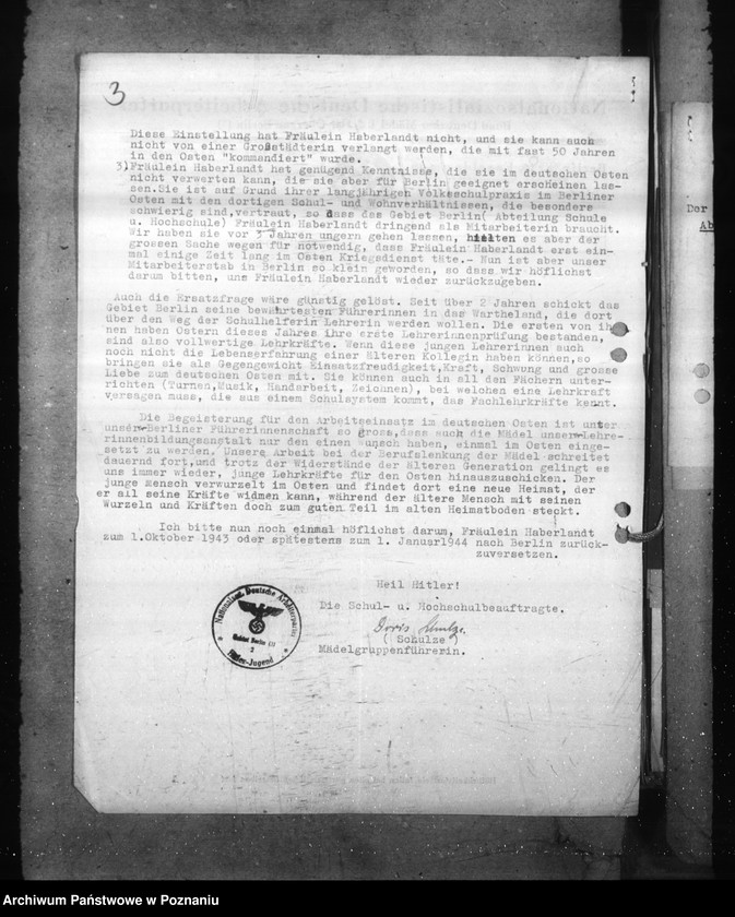 Obraz 7 z jednostki "Einstellungen und Versetzungen der Lehrkräfte"