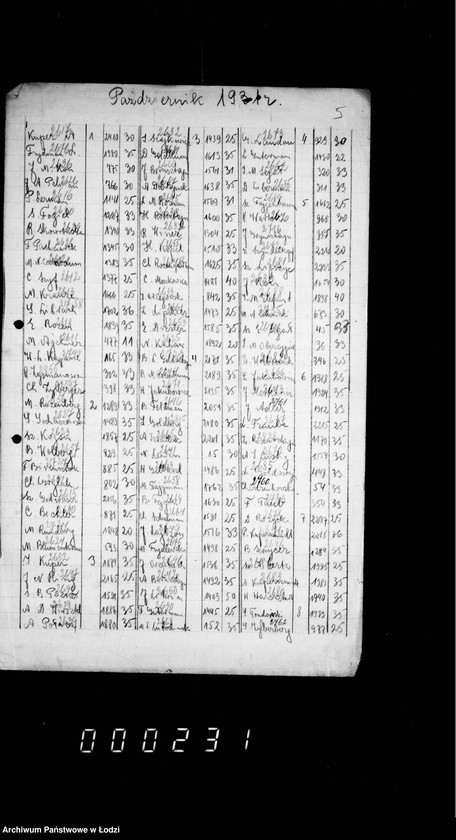 Obraz 9 z jednostki "Wykazy wekslowe Kasy Pożyczkowej"