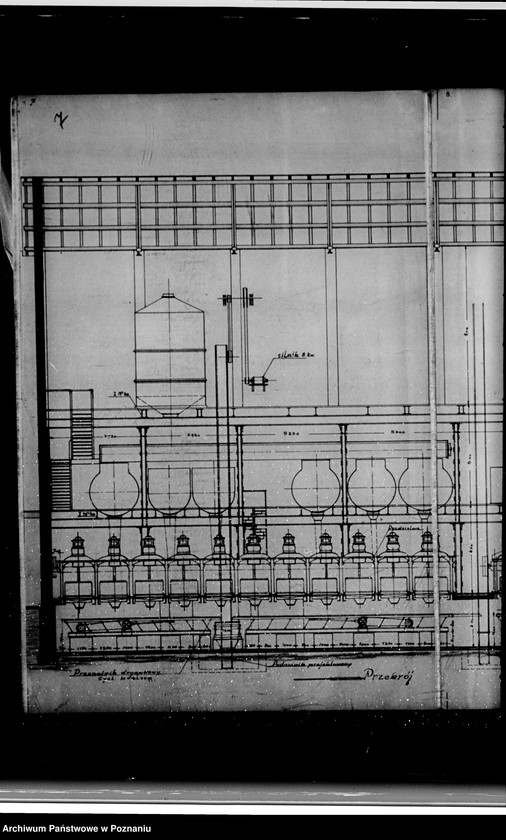 Obraz 11 z jednostki "Rysunek techniczny na ustawienie wirówek, podnośników i przenośników w Cukrowni we Wrześni"