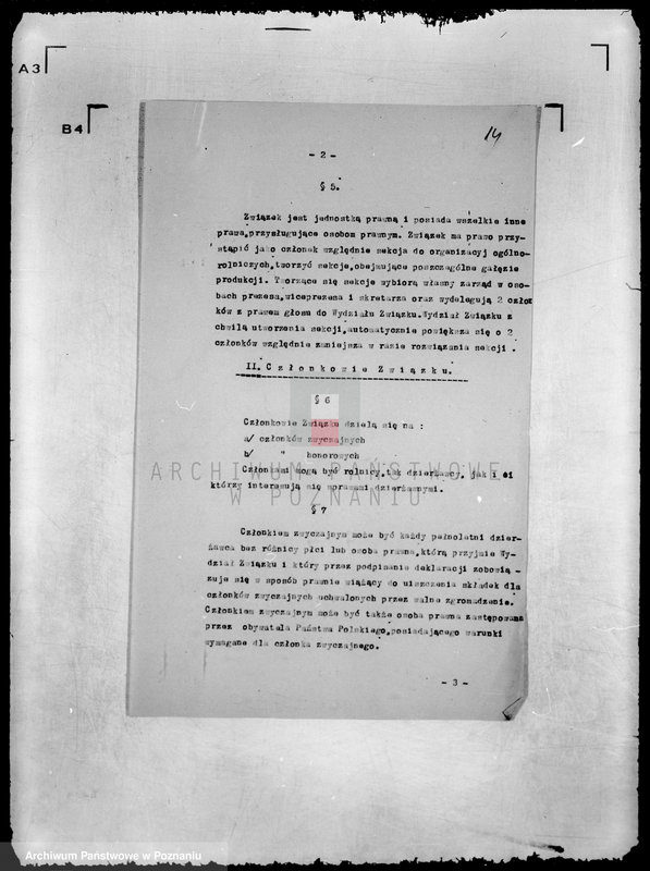 Obraz 20 z jednostki "/Związek Dzierżawców Rolnych Ziemi Zachodnich/ w Poznaniu"