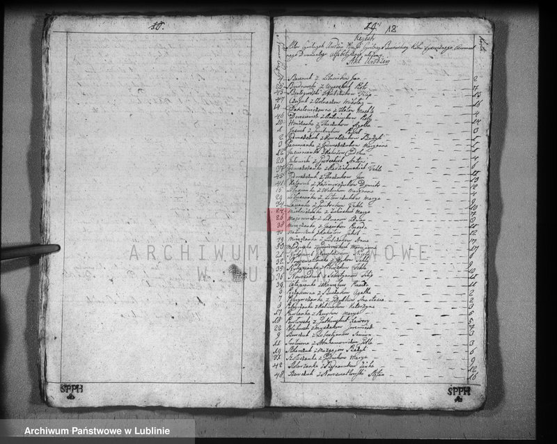 image.from.unit.number "Księga urodzeń, zapowiedzi, małżeństw i zgonów"