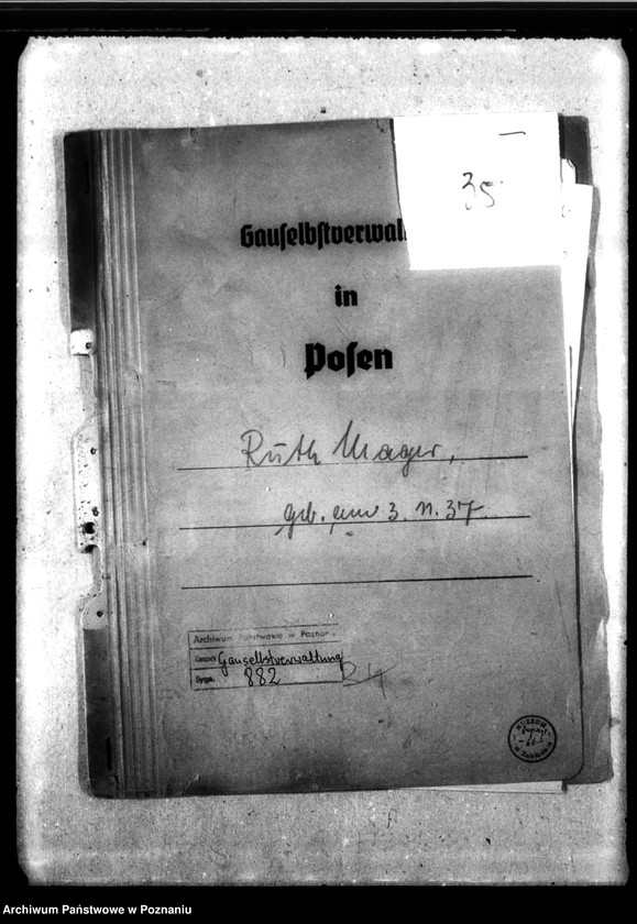 Obraz 4 z jednostki "[Akta personalne wychowanki Ruth Else Mager, ur. 3 XI 1937]."