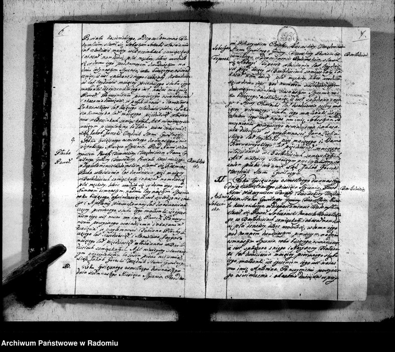 image.from.unit.number "Księga urzędnika stanu cywilnego gminy Tczowskiey do zapisania wszelkich aktów rok 1812"