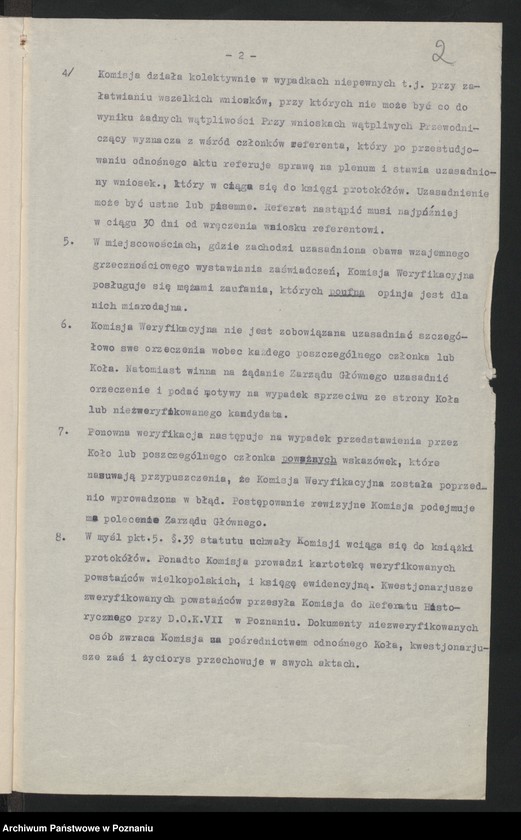 image.from.unit.number "Regulamin Komisji Weryfikacyjnej Związku Weteranów Powstań Narodowych."