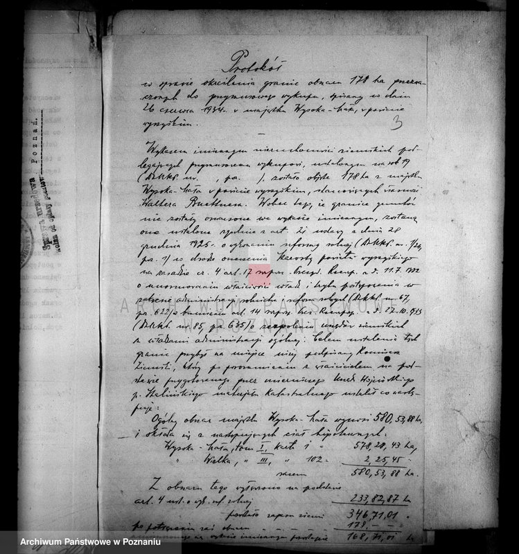 Obraz 7 z jednostki "Majątek Wysoka Mała powiatu wyrzyskiego przymusowy wykup Welter Buttner"