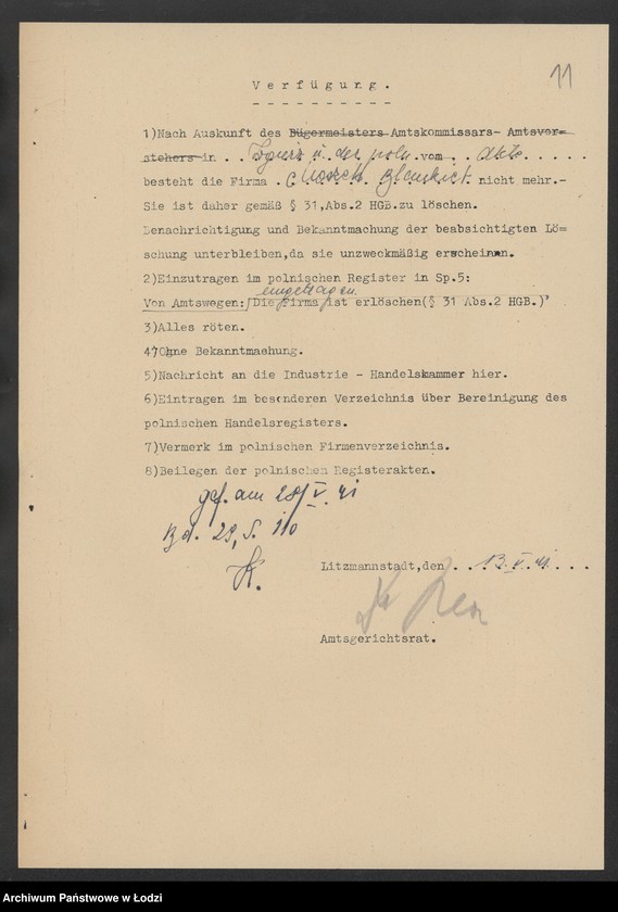 Obraz 13 z jednostki "Moszek Blankiet – sprzedaż kaszy – Zgierz"