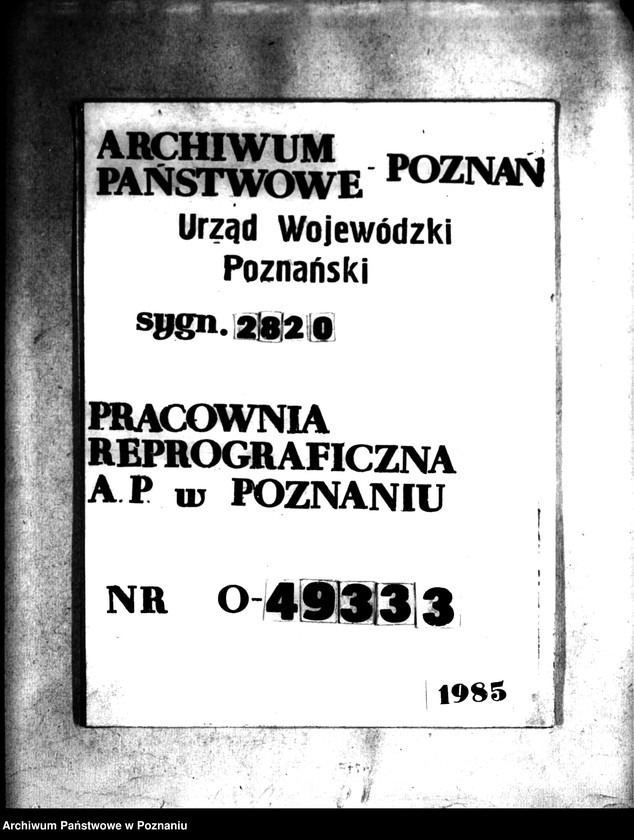 Obraz 1 z jednostki "Przymusowy wykup majątku Biernacice powiatu tureckiego"