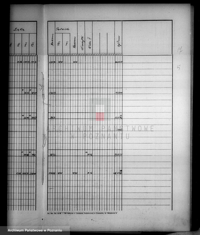 Obraz 9 z jednostki "Rejestr klasyfikacyjno-pomiarowy majątku Stare powiatu wyrzyskiego"